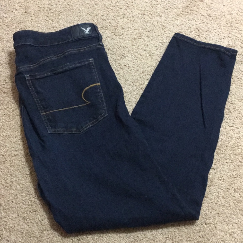 AE Dark Wash Stretch Jeggings